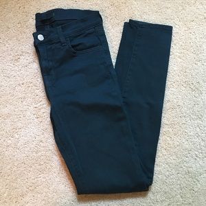 J Brand Riviera Bl Teal Skinny Leg Jean
